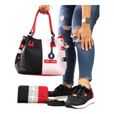 Hermoso Combo Tommy (bolso + Billetera + Zapatillas)