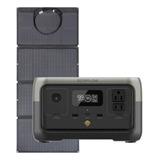 Kit Solar Portátil Ecoflow River 2 300 W + Panel 110 W