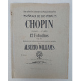 Partitura Chopin, 12 Estudios Op.10, Alberto Williams 