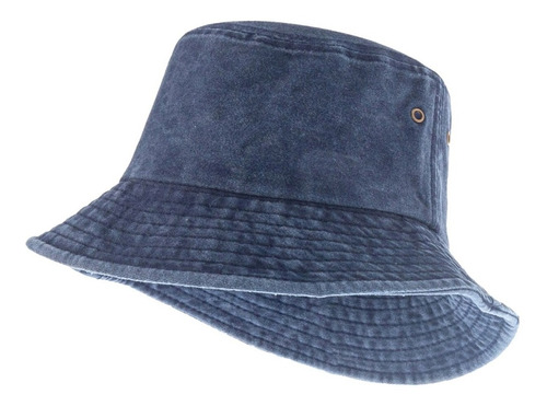 Gorro Bucket Hat Denim Prelavado Pescador Colores Varios