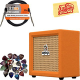 Orange Crush Mini Guitar Combo Amplifier Bundle Con Instrume