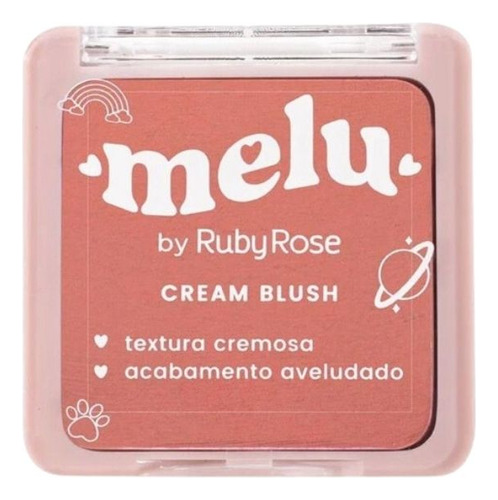 Blush Cream Melu By Ruby Rose Cor 02 Lollipop 9g