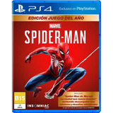 Marvel's Spider-man  Spider-man Game Of The Year Edition Sony Ps4 Físico