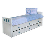 Divan Cama De 1 Plaza Con Cajones Infantiles Box Cajonera