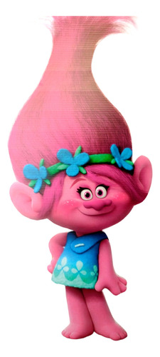 Trolls Poppy - Figura Decoración - Coroplast - 80 Cm