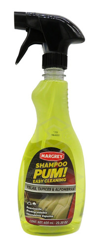 Limpiador Telas Y Tapicerias - Pum Shampoo 600 Ml Margrey