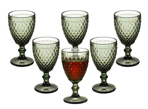 Vasos De Cristal, Easytao Juego De 6 Copas De Vino Con