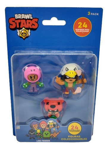 Brawl Stars Pack 3 Figuras Coleccionables