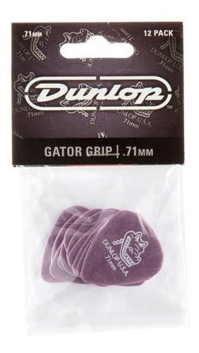 Uñetas Jim Dunlop 417p 0.71 Gator Std Pack X 12