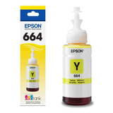 Botella De Tinta Epson N° 664 Yellow