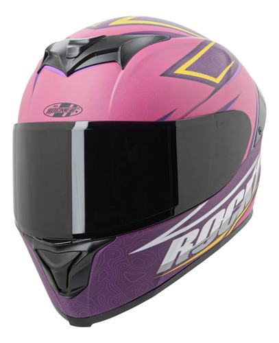 Casco Integral Joe Rocket Rkt 100 Elevation Rosa Mujer