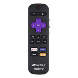 Control Remoto Sansui Smart Tv Roku Original Pantalla Vix