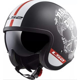 Casco Moto Abierto 599 Spitfire Marca Ls2 Talle:s