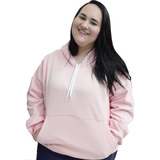 Moletom Plus Size Feminino/ Masculino Blusa De Frio Canguru 