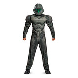 Disfraz De Hombre Musculoso Halo Spartan Buck Para Adultos
