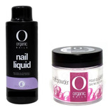 Combo Acrílico 28g + Monómero 2oz Organic Nails