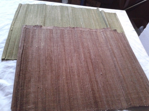 Lote 4 Individuales De Bambu 45 X 35 Usados Impecables