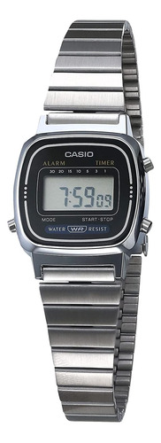 Reloj Casio La670wa-1 Con Alarma Diaria Para Mujer