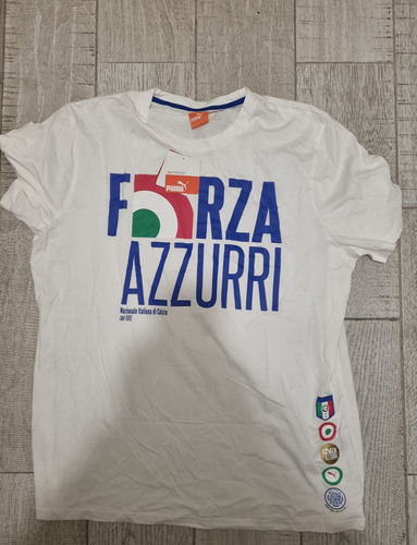 Playera T-shirt Casual Puma Selección Italiana Italia Ch