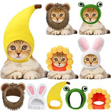 Sombreros Disfraz Para Gato, Set De 5 Piezas