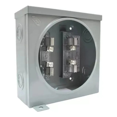 Base Para Medidor Iusa Cuadrada Con 4 Terminales 100a 600v | Envío gratis