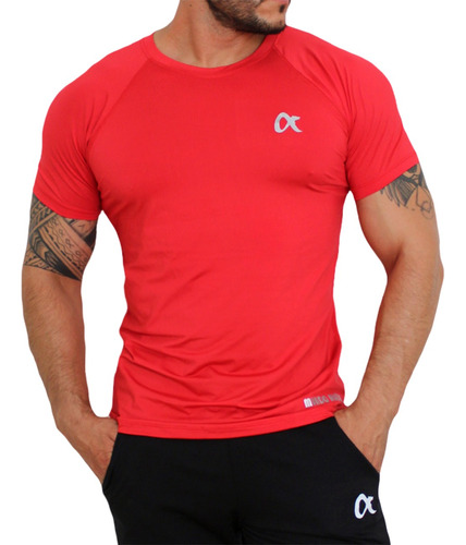 Camiseta Deportiva Manga Corta En Microfibra De Hombre Gym 