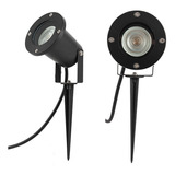 Spot Led Piso Estaca Jabalina Exterior Apto Dicro Led Gu10