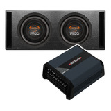 Combo Audio Car Subwoofer Triton 10 X2 + Potencia Sd600.4