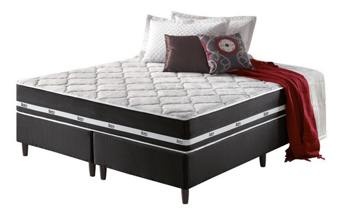 Conjunto Cama Box Queen Size Los Angeles 158x198cm Zidi