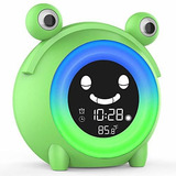 Reloj Despertador Digital Para Niños Usb Usaoshop Verde