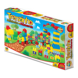 Blocos De Montar Infantil Trenzinho Brinquedo Pedagógico