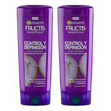 Acondicionador Fructis Definicion Rizos Poderosos 350ml 2u