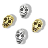 Separador Calavera 100g/ 50 Pzs Pewter Bisuteria Abalorio