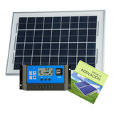 Regulador Carga Panel Solar 30a + Panel Solar 50w