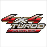 Calcomanias - Toyota Hilux 4x4 Turbo Intercooler  - X 2 Unid