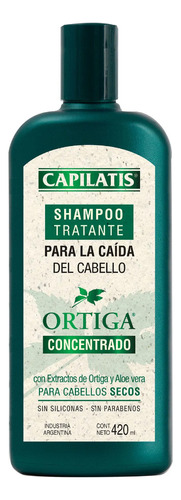Capilatis Shampoo Tratante Secos Ortiga Concentrado 420ml