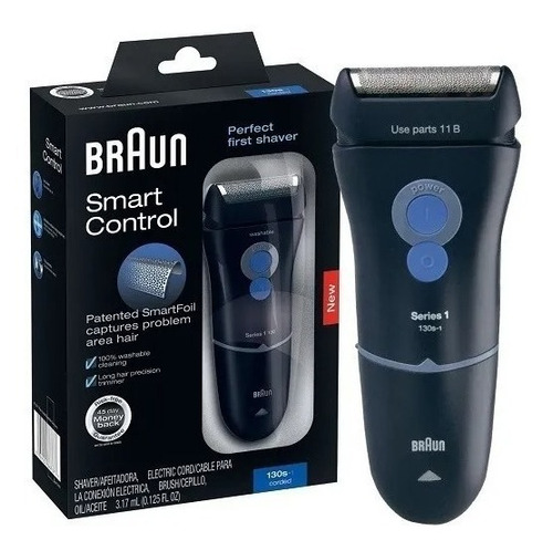 Afeitadora Braun Series 1 130s Azul Oscuro 100v/240v