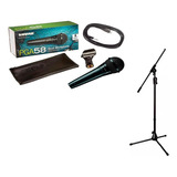 Microfono Shure Pga58 Xlr + Atril Microfono Titan Jy-040
