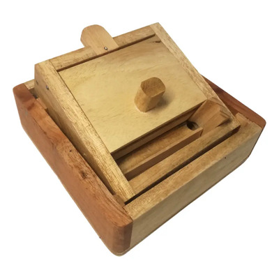 Dispensador De Cigarros Echa Artesanalmente Marrón