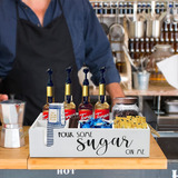 Organizador De Estación De Café, Soporte Para Tazas Y Tapas,