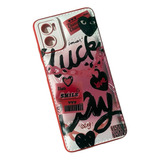 Funda Para Motorola E22 E22i Puffer Diseño + Vidrio