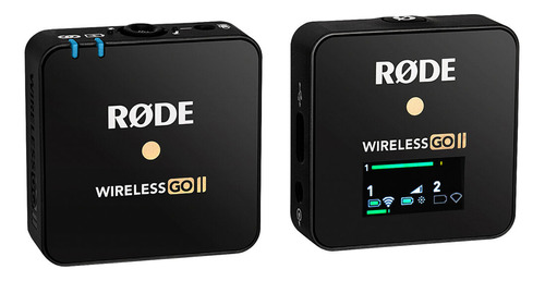 Rode Wireless Go Ii Sistema Microfone Lapela Sem Fio Preto