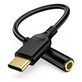 Adaptador Usb C A Jack Zooaux Usb-c A 0.138 In (negro)