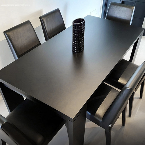 Adesivo Preto Fosco Envelopamento Para Mesa E Móveis.