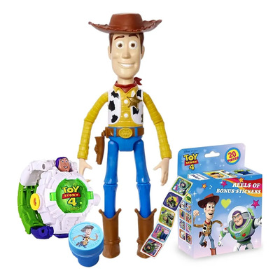 Buzz Lightyear Y Woody Figura Articulado Toy Story Disney