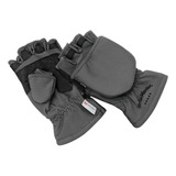 Strikemaster Guantes Five Finger Flip Mitt - Gris