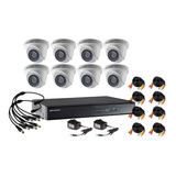 Camara Seguridad Kit Hikvision Dvr 16ch + 8 Dom 1mp + Cable