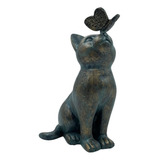 Xzjmy Estatuas De Decoracion De Jardin, Figuras De Gato Con