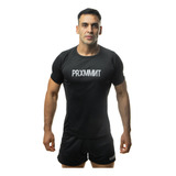 Remera Deportiva Slim Fit Logo Reflectivo Prxmmnt