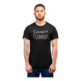 Camiseta Masculina Game Of Litrones Preta